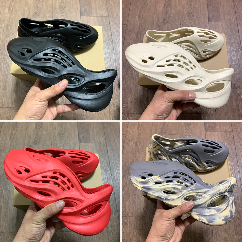 2021 Foam Runner Sand Slippers Vermilion Black Moon Grey CLay Sand Slipper Summer Fashion Flat Slide Men Women Beach Sandals Sneakers Flip Flops With Box, #8 ochre
2021 Foam Runner Sand Slippers Vermilion Black Moon Grey CLay Sand Slipper Summer Fashion Flat Slide Men Women Beach Sandals Sneakers Flip Flops With Box, #8 ochre