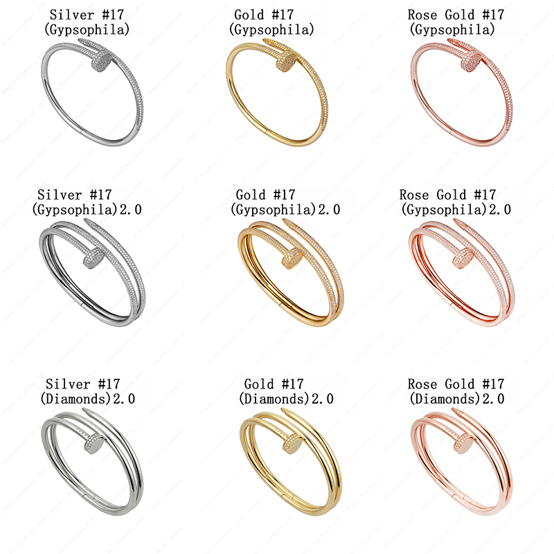 nail bracelet 2.0 designer Diamonds bracelet luxury jewelry women bracelets Titanium steel Gold-Plated not allergic never fade -Silver, Black
nail bracelet 2.0 designer Diamonds bracelet luxury jewelry women bracelets Titanium steel Gold-Plated not allergic never fade -Silver, Black