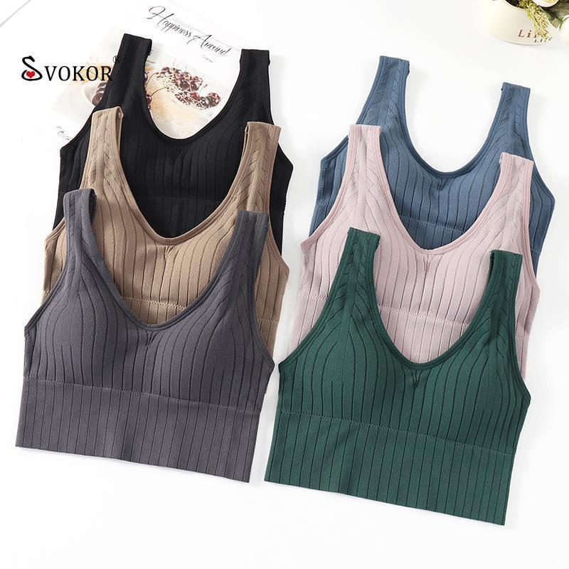 Bustiers & Corsets SVOKOR Women's Tube Top Seamless Sports Bra Crop Female Base Tank Sleeveless Camis Lingerie Underwear, Khaki
Bustiers & Corsets SVOKOR Women's Tube Top Seamless Sports Bra Crop Female Base Tank Sleeveless Camis Lingerie Underwear, Khaki