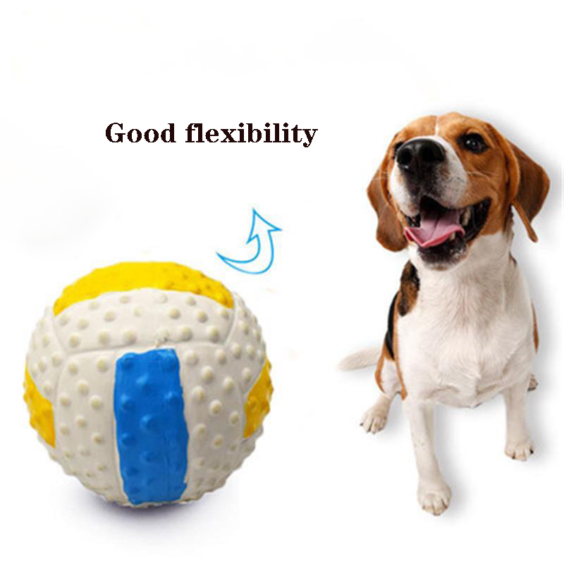 Pet Dog Toy Interactive Rubber Balls Pet Dog Cat Puppy Chew Toys Ball Teeth Chew Toys Tooth Cleaning Balls Food