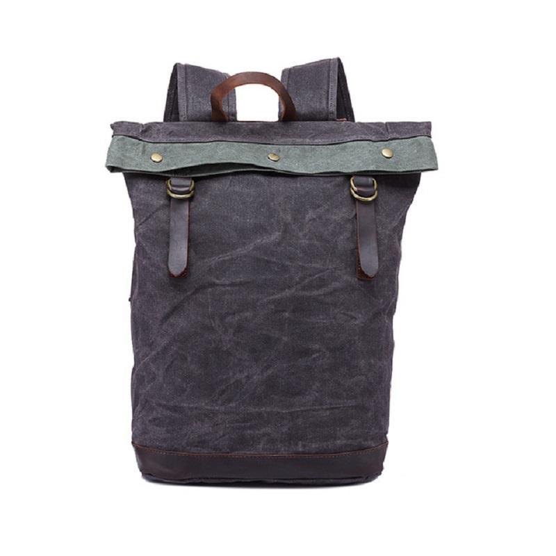 Backpack M250 Women Dark Grey Retro Contrast Oil Wax Waterproof Canvas Bag Travel Computer Schoolbag Large Capacity
Backpack M250 Women Dark Grey Retro Contrast Oil Wax Waterproof Canvas Bag Travel Computer Schoolbag Large Capacity