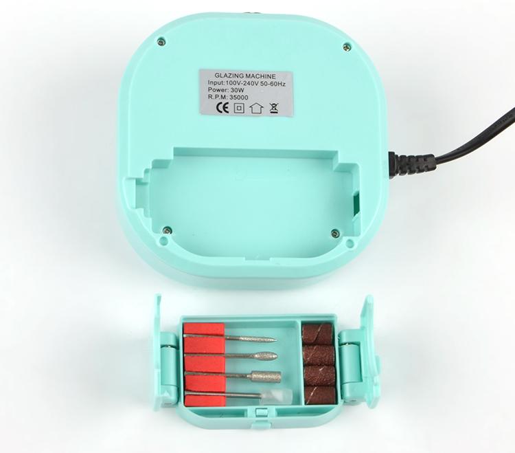 Nail Drill & Accessories Electric Machine 30000RPM Manicure Sets Accessory Pedicure Kit Ceramic Bit Tools