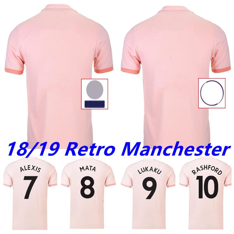 Retro Manchester ALEXIS POGBA RASHFORD away pink Soccer Jersey 18 19 UNITED adult man Vintage football shirt Classic uniform utd, Black;yellow
Retro Manchester ALEXIS POGBA RASHFORD away pink Soccer Jersey 18 19 UNITED adult man Vintage football shirt Classic uniform utd, Black;yellow