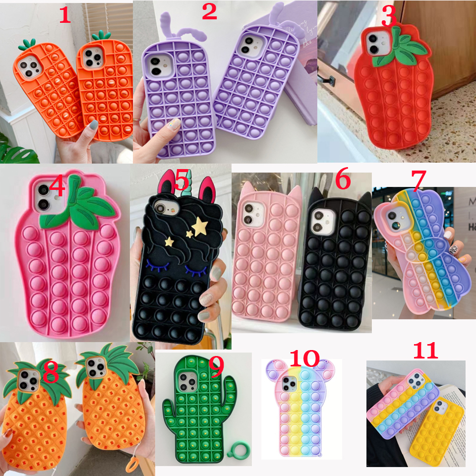3D silicone bubble Fidget case for Apple iphone 7 8 xs xr 11 12/12pro Reliver Stress Toys Push It Bubble caseAntistress cover
3D silicone bubble Fidget case for Apple iphone 7 8 xs xr 11 12/12pro Reliver Stress Toys Push It Bubble caseAntistress cover
