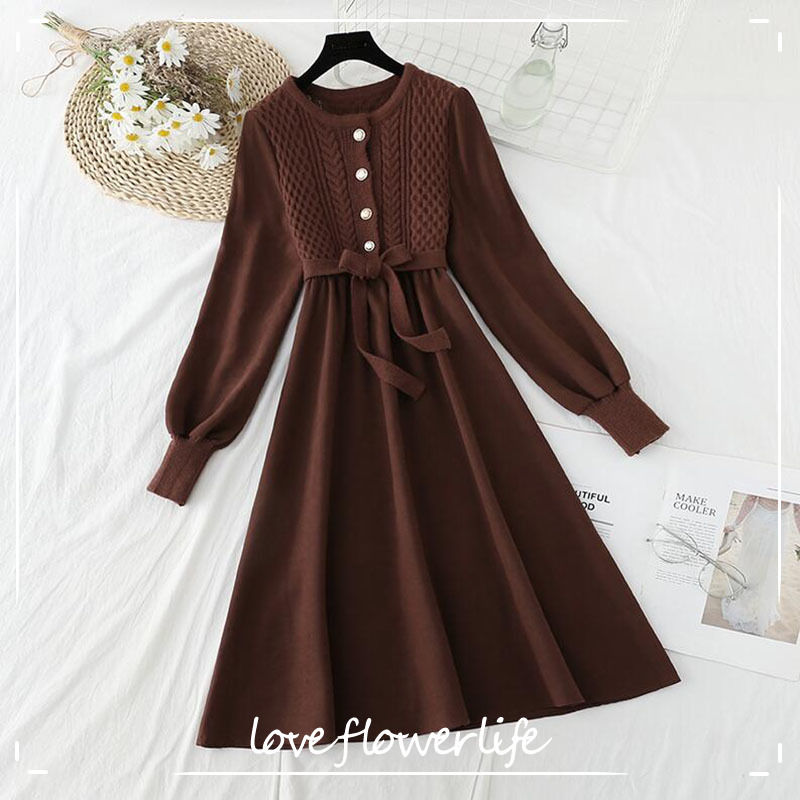 Elegant Knit Patchwork Midi Dress Women Autumn Winter Fashion Long Sleeve Buttons Corduroy Dress Bow Ladies Bandage Dress 210521, Apricot
Elegant Knit Patchwork Midi Dress Women Autumn Winter Fashion Long Sleeve Buttons Corduroy Dress Bow Ladies Bandage Dress 210521, Apricot