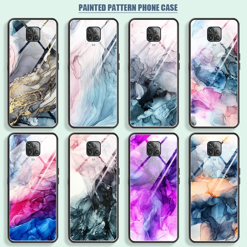 Cell Phone Screen Protectors Painted Case for Xiaomi Mi Redmi 9 Power 9A 9C K30 Pro Phone Case for Xiaomi Redmi 8 8A
