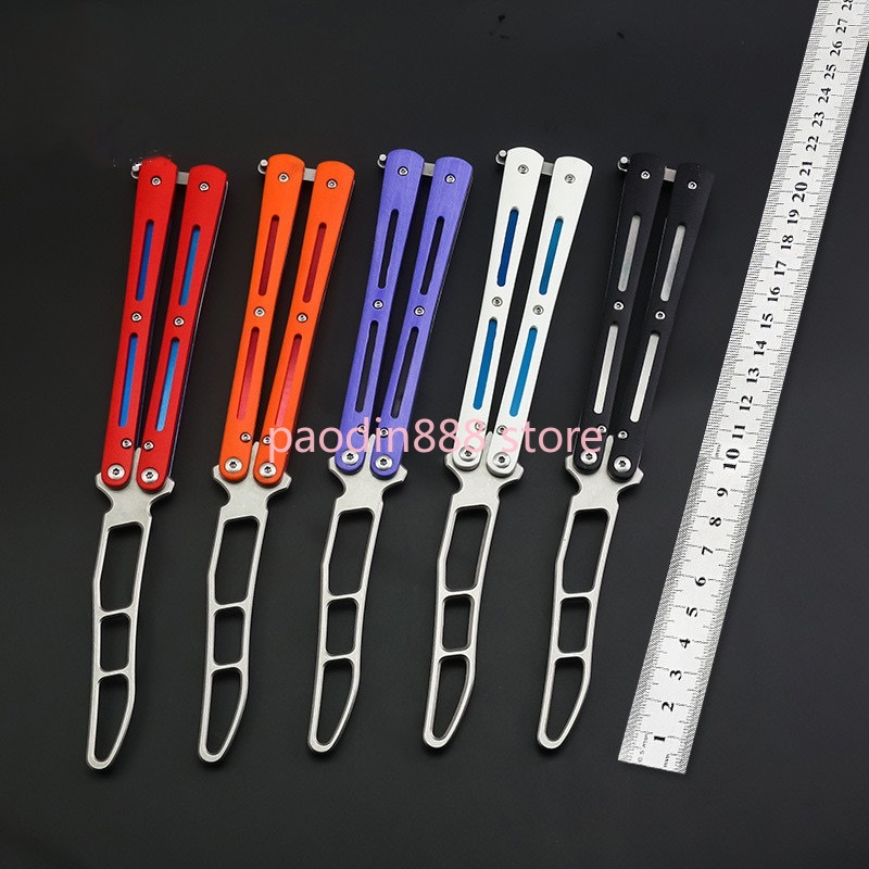 5 Coors 01 Bearing Butterfy Trainer Knife 440C Bade G10 Hande Outdoor Camping Hunting Knife Jit Pocket Free-swinging Knife
5 Coors 01 Bearing Butterfy Trainer Knife 440C Bade G10 Hande Outdoor Camping Hunting Knife Jit Pocket Free-swinging Knife