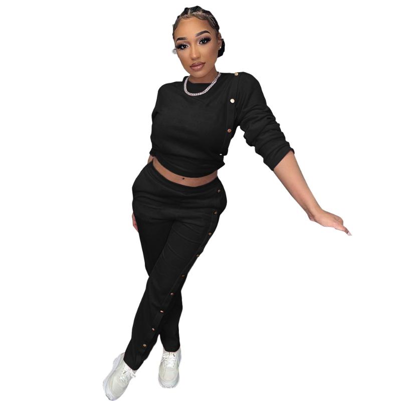 Women's Two Piece Pants Velvet Set O Collar Long Sleeve Button Up Top Woman Velour Tracksuit Women Outfit Hight Quality, White
Women's Two Piece Pants Velvet Set O Collar Long Sleeve Button Up Top Woman Velour Tracksuit Women Outfit Hight Quality, White