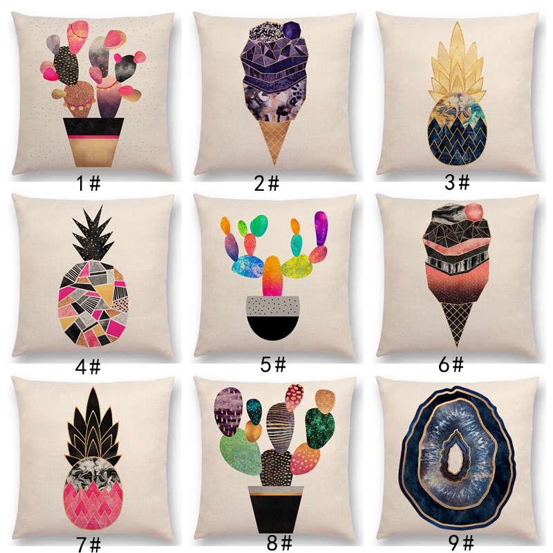 Latest Lovely Happy Cactus Pretty Pineapple Colourful Ice Cream Precious Agate Prints Car Cushion Cover Sofa Throw Pillow Case Cushion/Decor
Latest Lovely Happy Cactus Pretty Pineapple Colourful Ice Cream Precious Agate Prints Car Cushion Cover Sofa Throw Pillow Case Cushion/Decor