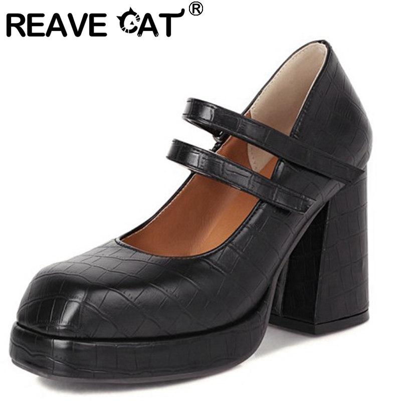 CAT 2021 Women Pumps Square Toe 9.5cm Block Heels Buckle Platform Classic Punk Vintage Big Size 48 Party Casual A3838 Dress Shoes, Black
CAT 2021 Women Pumps Square Toe 9.5cm Block Heels Buckle Platform Classic Punk Vintage Big Size 48 Party Casual A3838 Dress Shoes, Black