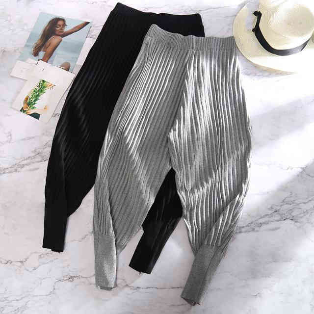 women's pants & capris nomikuma autumn winter knitted harem korean high waist ankle-length trousers causal women sweater 6b612 2vxd, Black;white
women's pants & capris nomikuma autumn winter knitted harem korean high waist ankle-length trousers causal women sweater 6b612 2vxd, Black;white