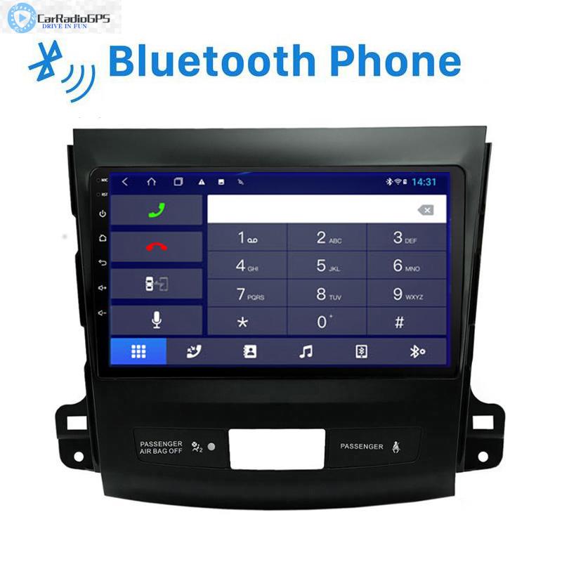 Touch Screen Car dvd Multimedia Player Gps Navigation Built-in DSP Stereo Radio Android 10 for Mitsubishi OUTLANDER-2006 support OBD Backup camera DVR