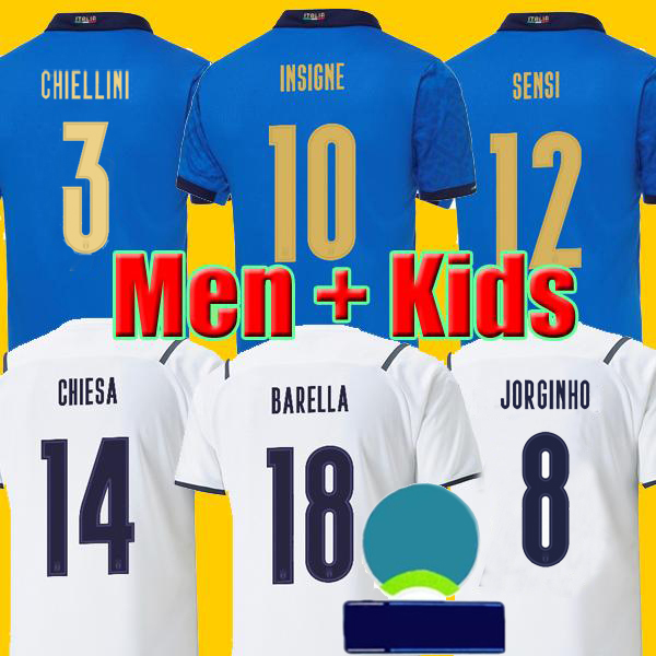 Thailand 2021 SENSI BARELLA italy soccer jersey INSIGNE BERNARDESCHI football shirts CHIELLINI BONUCCI BELOTTI JORGINHO men and kids kits sets, Away kids
Thailand 2021 SENSI BARELLA italy soccer jersey INSIGNE BERNARDESCHI football shirts CHIELLINI BONUCCI BELOTTI JORGINHO men and kids kits sets, Away kids