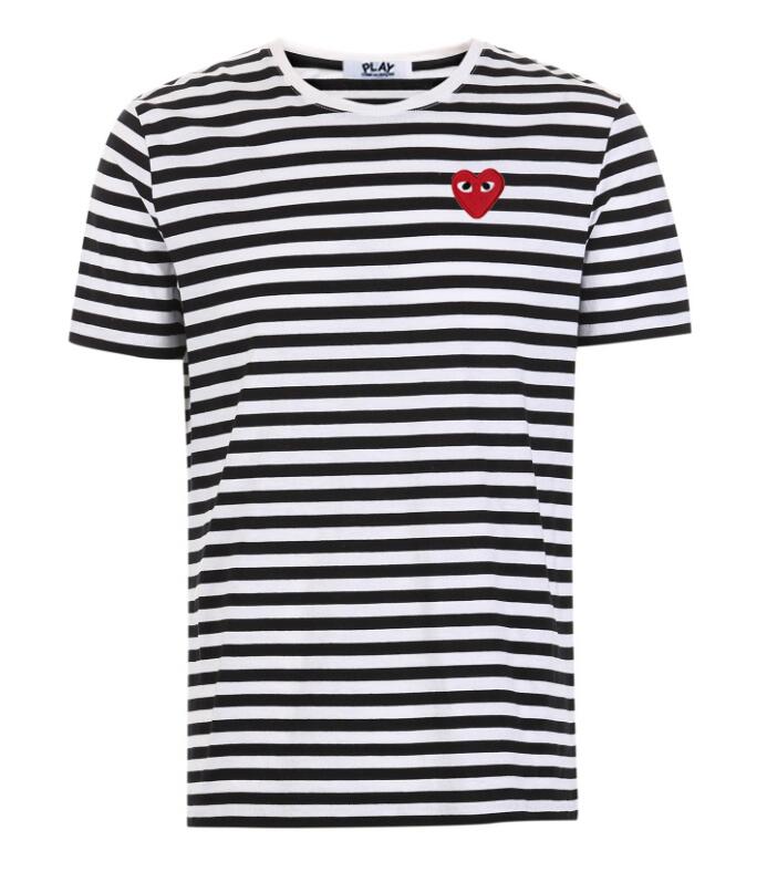 CDG PLAY commes mens designer With Heart sport tee Shirts des garcons White Pablo stripe For Summer vetements, White;black
CDG PLAY commes mens designer With Heart sport tee Shirts des garcons White Pablo stripe For Summer vetements, White;black