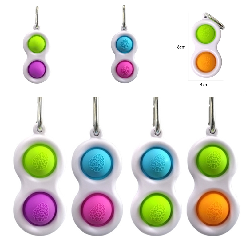 Finger Toys Keychain Push Bubble Board Game Fidget Sensory Toy Simple Key Ring 2 Balls Stress Relief Vent Bag Pendants H3301
Finger Toys Keychain Push Bubble Board Game Fidget Sensory Toy Simple Key Ring 2 Balls Stress Relief Vent Bag Pendants H3301