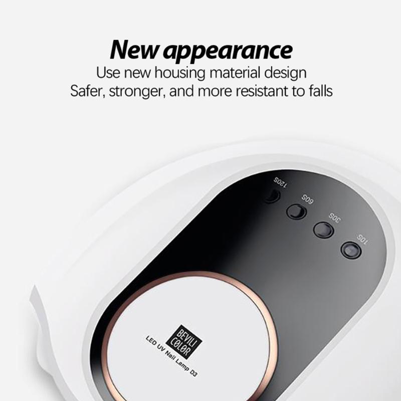 Nail Dryers Professional 130W Dryer Powerful UV LED Lamp Manicure Apparatus Potherapy Quick-drying Gel