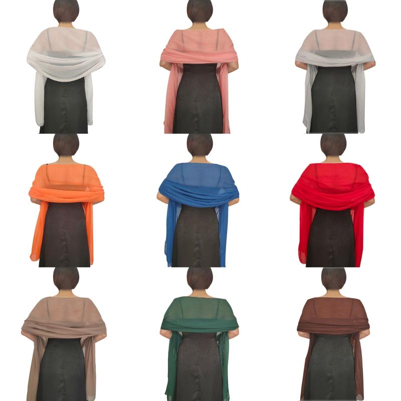 Scarves Women's Chiffon Lightweight Shawls Wraps Pashmina Wedding Evening Party Prom Dresses Scarf Stole
Scarves Women's Chiffon Lightweight Shawls Wraps Pashmina Wedding Evening Party Prom Dresses Scarf Stole