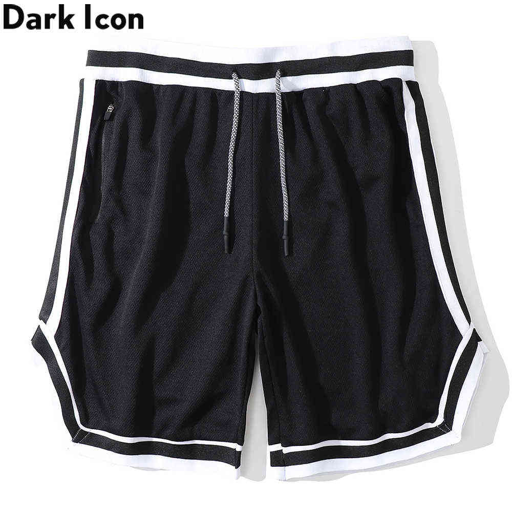 Mesh Material Jersey Shorts Men Summer High Street Men's Shorts Color Block Ribbon Shorts for Man 210603, Black
Mesh Material Jersey Shorts Men Summer High Street Men's Shorts Color Block Ribbon Shorts for Man 210603, Black