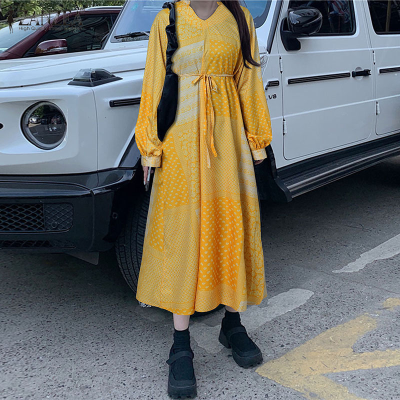 Women's Blouses & Shirts Stylish Printed Long Dress Women V Neck Puff Floral Casual Sundress 2021 ZANZEA Bohemian Warp Vestidos Fe, Wine red
Women's Blouses & Shirts Stylish Printed Long Dress Women V Neck Puff Floral Casual Sundress 2021 ZANZEA Bohemian Warp Vestidos Fe, Wine red