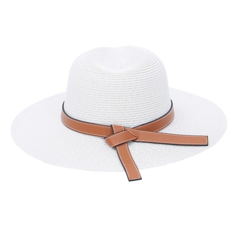 Wide Brim Hats Panama Hat Summer Sun For Women Beach Straw With Strap Bow Design Fashion Travel Cap Chapeu 2021, White
Wide Brim Hats Panama Hat Summer Sun For Women Beach Straw With Strap Bow Design Fashion Travel Cap Chapeu 2021, White