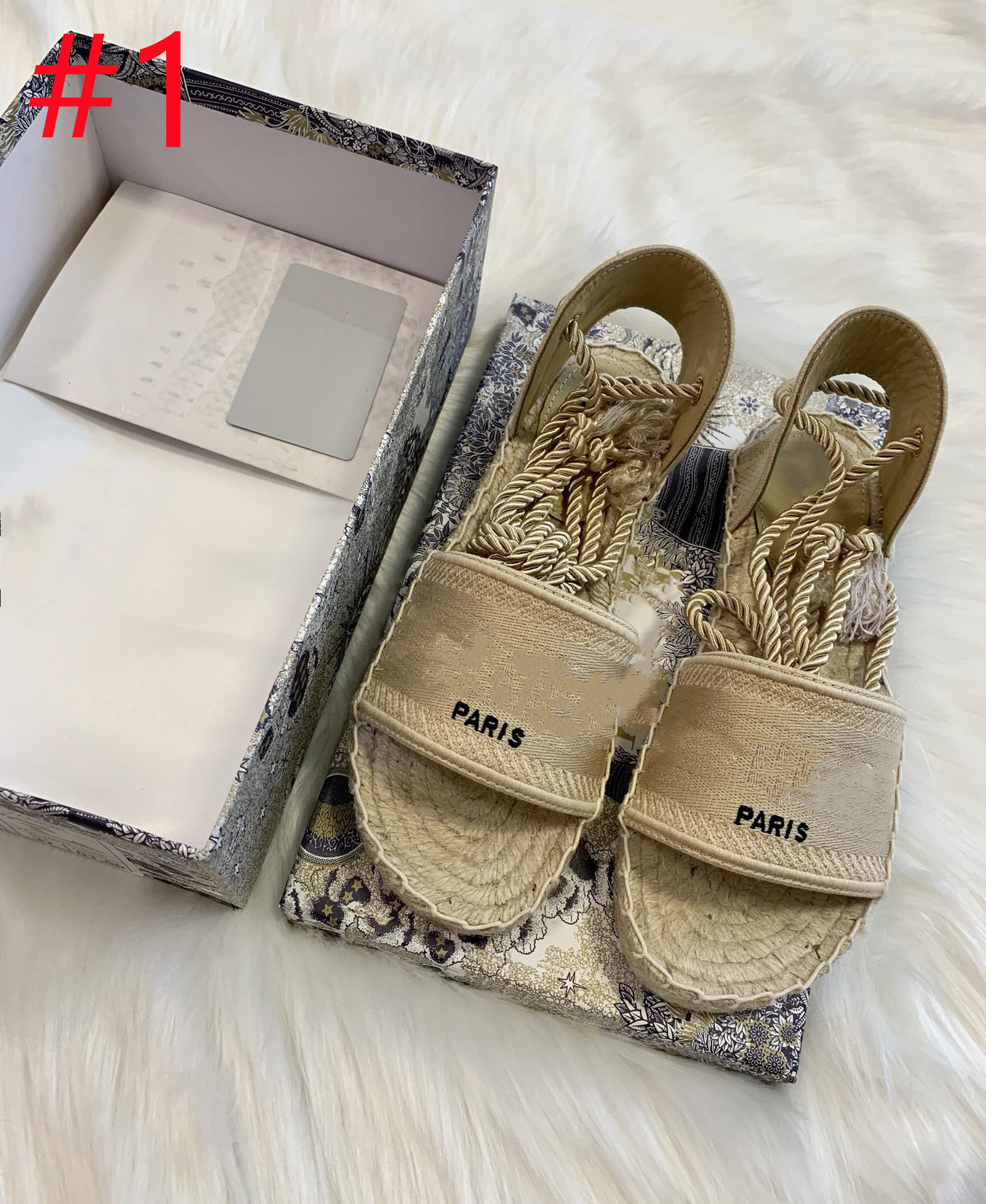 Women Summer Flat slide Sandals cord Mules open toe embroidery GRANVILLE ESPADRILLE WITH Cotton LACES top quality lady casual tassels suffs size 35-41, Black
Women Summer Flat slide Sandals cord Mules open toe embroidery GRANVILLE ESPADRILLE WITH Cotton LACES top quality lady casual tassels suffs size 35-41, Black
