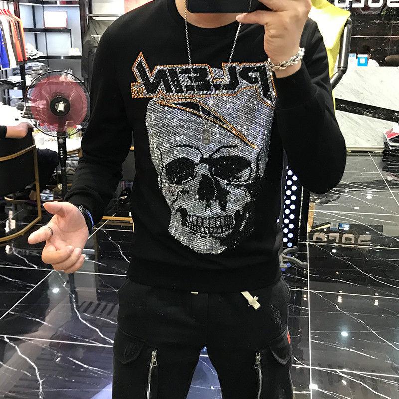 Men's Hoodies & Sweatshirts 2021 Classic Drilling Skull Casual Hip Hop Hoodie High Quality Slim Design Pullover, Black
Men's Hoodies & Sweatshirts 2021 Classic Drilling Skull Casual Hip Hop Hoodie High Quality Slim Design Pullover, Black