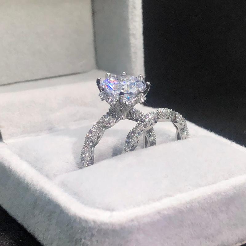 Cluster Rings Gorgeous 3PCS Set Of Ring Wedding Bride CZ Romantic Female Women's Engagement Fashion Jewelry Accessories YG030, Golden;silver
Cluster Rings Gorgeous 3PCS Set Of Ring Wedding Bride CZ Romantic Female Women's Engagement Fashion Jewelry Accessories YG030, Golden;silver