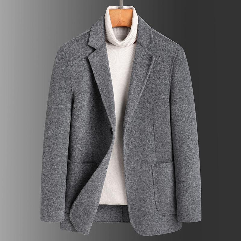 Men's Suits & Blazers Double Faced Wool Male Blazer Luxury Single Breasted Solid Color Casual Fashion Slim Fit Thicken Man Coats 4XL, White;black
Men's Suits & Blazers Double Faced Wool Male Blazer Luxury Single Breasted Solid Color Casual Fashion Slim Fit Thicken Man Coats 4XL, White;black