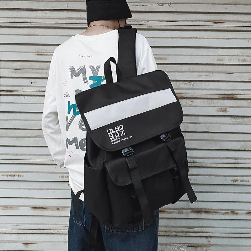 Backpack Fashion Cool Simple Men's Bag Korean Teenagers Grils And Boys Schoolbag Casual Outdoor Sports Travel Backpacks Women
Backpack Fashion Cool Simple Men's Bag Korean Teenagers Grils And Boys Schoolbag Casual Outdoor Sports Travel Backpacks Women