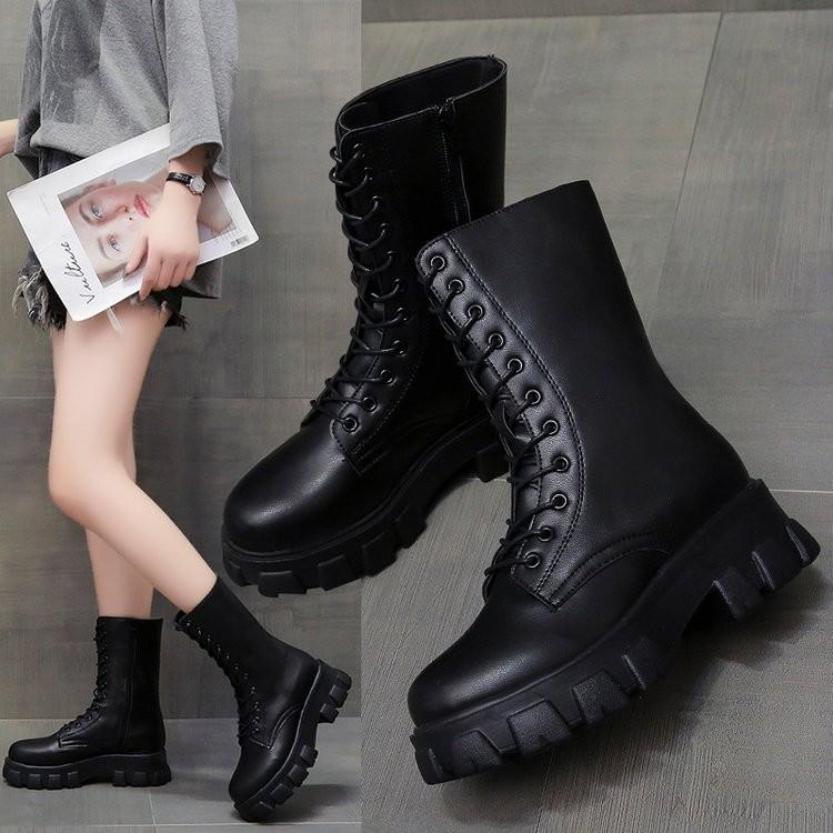 Boots 2022 Winter Spring Women White Autumn Fashion Black Leather Platform Gothic Punk Combat Mid-Calf For
Boots 2022 Winter Spring Women White Autumn Fashion Black Leather Platform Gothic Punk Combat Mid-Calf For