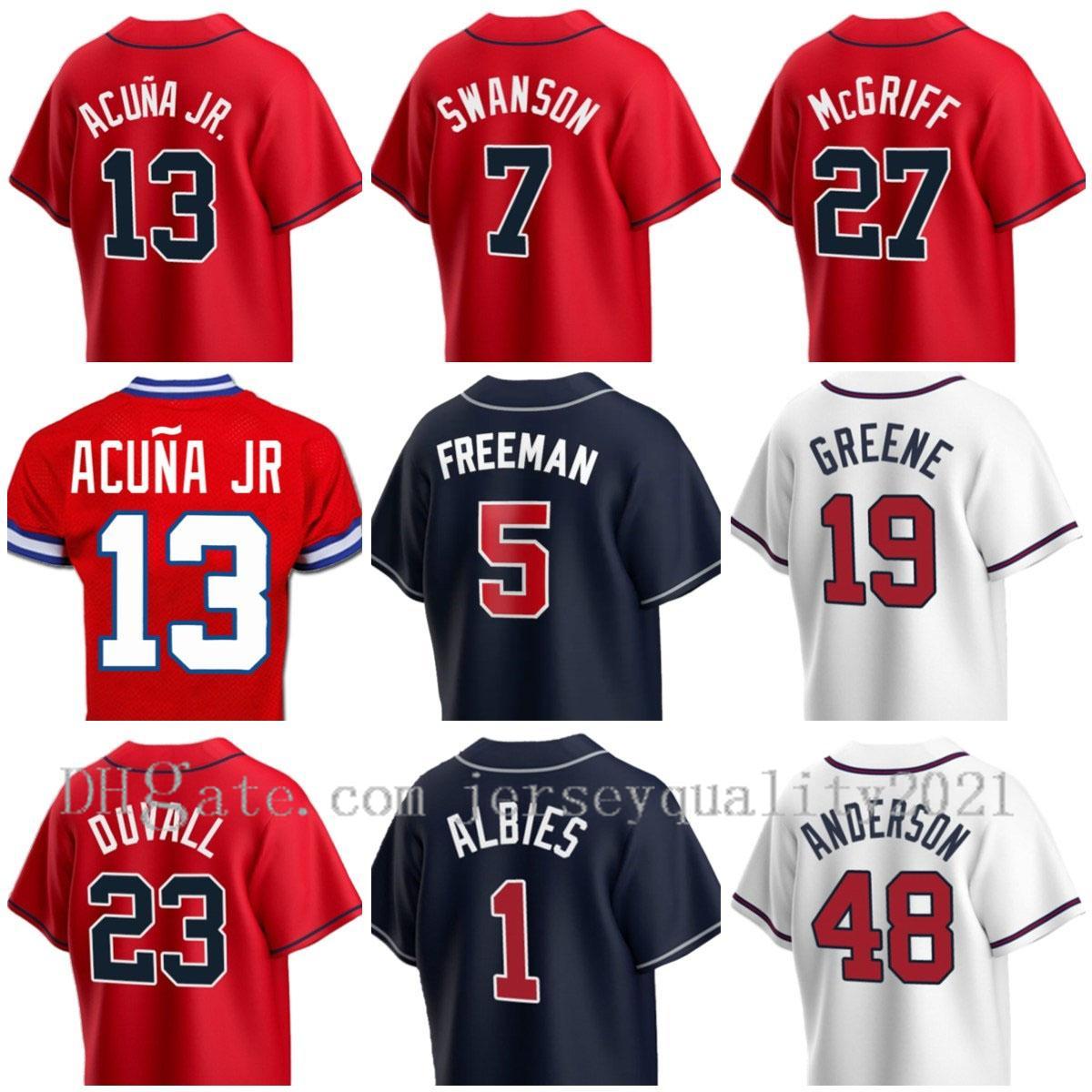 baseball jersey13 Ronald Acuna Jr. Atlanta Baseball Jerseys Ozzie Albies Freddie Freeman Riley Dansby Swanson OZUNA Dale Murphy ADRIANZA Breathable
baseball jersey13 Ronald Acuna Jr. Atlanta Baseball Jerseys Ozzie Albies Freddie Freeman Riley Dansby Swanson OZUNA Dale Murphy ADRIANZA Breathable