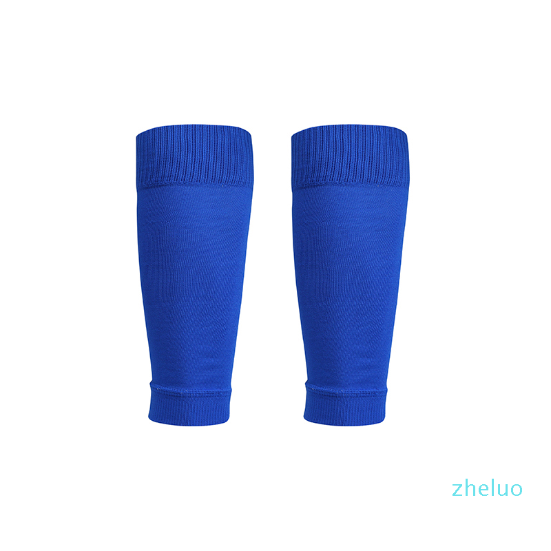 1 Pair Hight Elasticity Soccer Football Shin Guard Adults Socks Pads Professional Legging Shinguards Sleeves Protective Gear