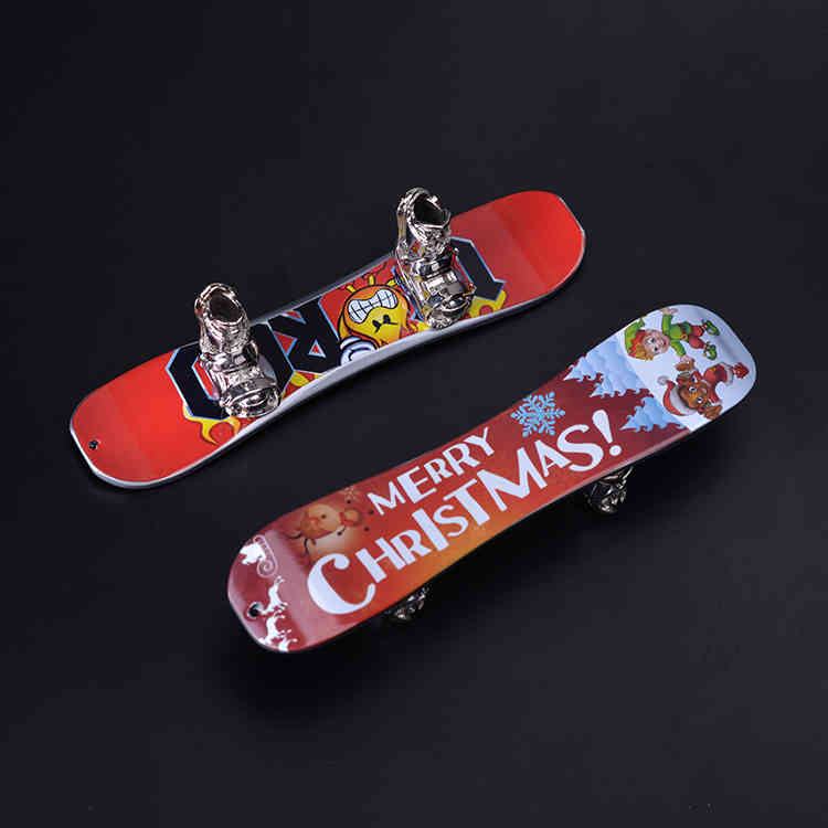 Key Accessories 3d Snowboard Model Pendant Zinc Alloy Event Souvenir