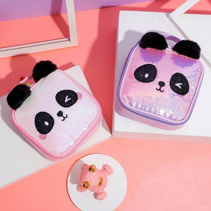 Makeup Bag, Cute Panda Embroidered Sequins Cosmetic Toiletry Storage Organiser Case For Teenage Girls Women Lady Bags & Cases
Makeup Bag, Cute Panda Embroidered Sequins Cosmetic Toiletry Storage Organiser Case For Teenage Girls Women Lady Bags & Cases