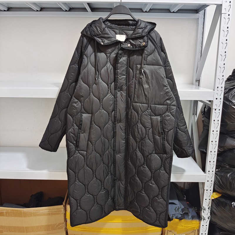 Sister Fara Winter Parka Warm Jacket Coat Women Solid Loose Long Hooded Overcoats Female Long Sleeve Outwear Windbreaker 210819