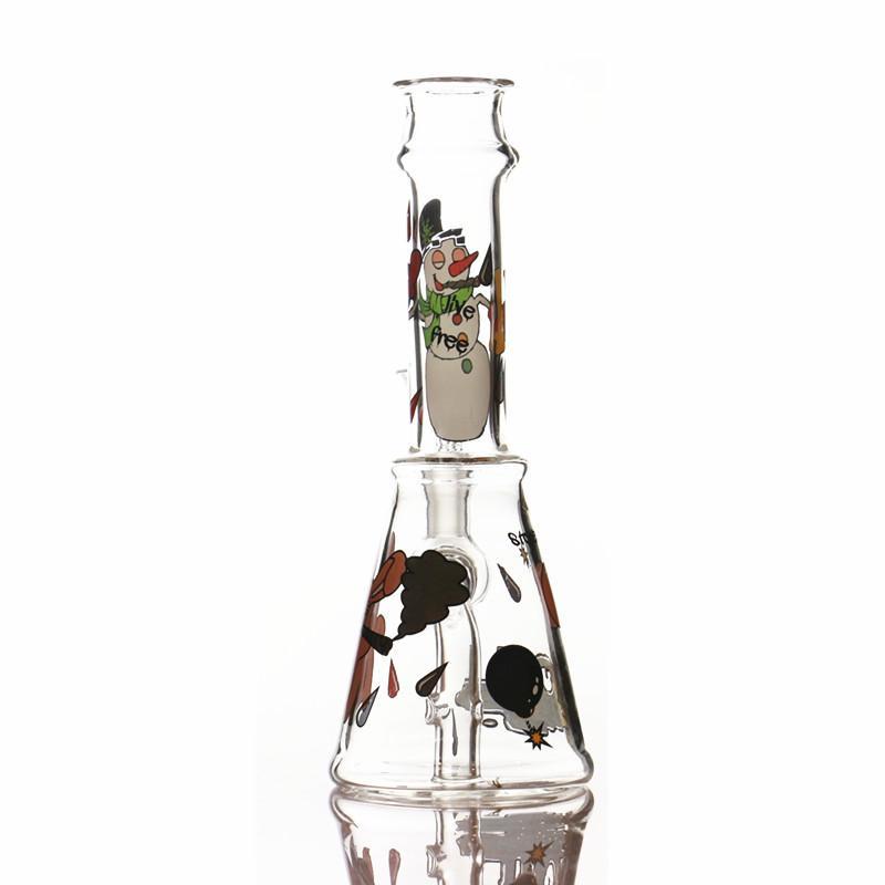 Hookahs Cartoon printing bongs mini beaker bong portable oil dab rigs Thick Heady Glass straight type
Hookahs Cartoon printing bongs mini beaker bong portable oil dab rigs Thick Heady Glass straight type