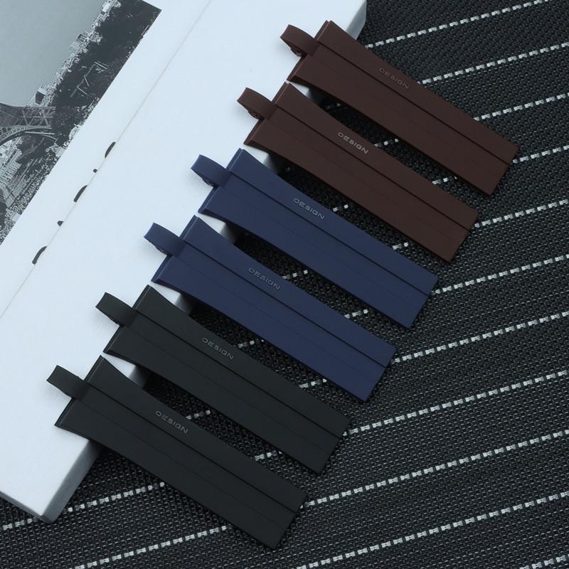 Watch Bands Top Quality 26mm*22mm Blue Brown Black Silicone Rubber Watchband For Design P6360 Accessories Strap Belt Bracelet
Watch Bands Top Quality 26mm*22mm Blue Brown Black Silicone Rubber Watchband For Design P6360 Accessories Strap Belt Bracelet