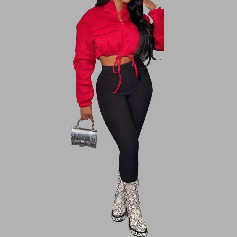 Women's Jackets Clothing Short Coats Fashion Turn Down Collar Zipper Drawstring Lace-up Pocket Winter Street Wear Wholesale, Black;brown
Women's Jackets Clothing Short Coats Fashion Turn Down Collar Zipper Drawstring Lace-up Pocket Winter Street Wear Wholesale, Black;brown