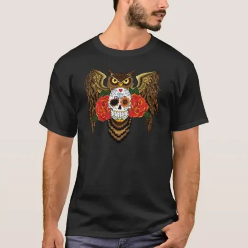 Clown pattern men's 3D printed T-shirt visual impact party top punk gothic round neck high quality American muscle style short sleeves, White;black