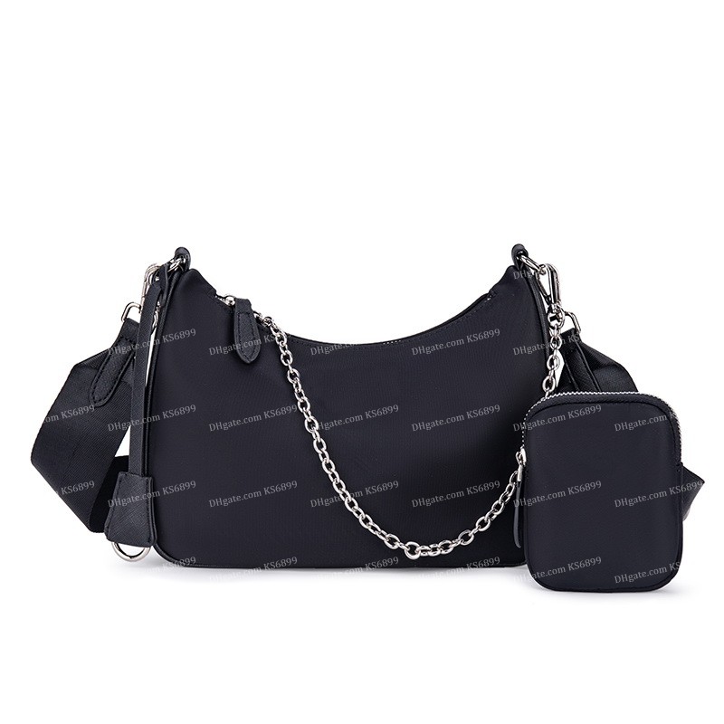 Top Quality Women 2pcs/set Shoulder Bags Waterproaf Canvas Nylon Chest Pack Lady Tote Chains Handbags Presbyopic Purse Messenger Crossbody, Black
Top Quality Women 2pcs/set Shoulder Bags Waterproaf Canvas Nylon Chest Pack Lady Tote Chains Handbags Presbyopic Purse Messenger Crossbody, Black