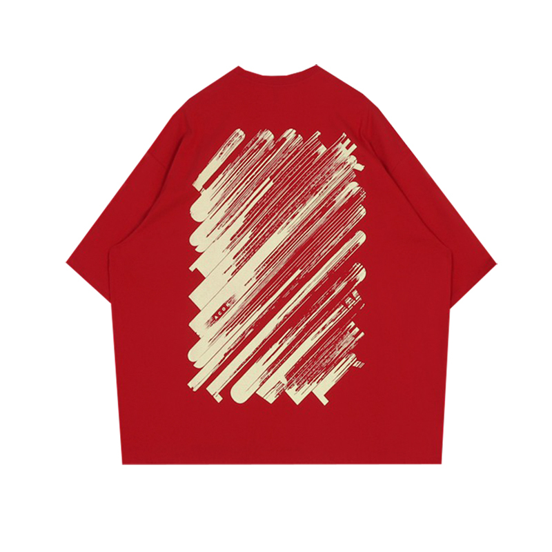 IEFB Trendy Graffiti Printed Round Neck Short Sleeve T-shirt Men's Korean Fashion Summer Loose Half Sleeve Base Tee Tops 9Y7114 210524