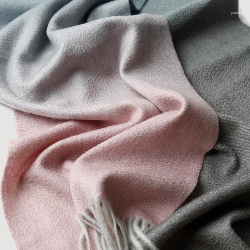 100% Cashmere Scarf Men Women Unisex Luxury Winter Soft Keep Warm Gradient Color Pure Natural Shawl Wool, Blue;gray
100% Cashmere Scarf Men Women Unisex Luxury Winter Soft Keep Warm Gradient Color Pure Natural Shawl Wool, Blue;gray