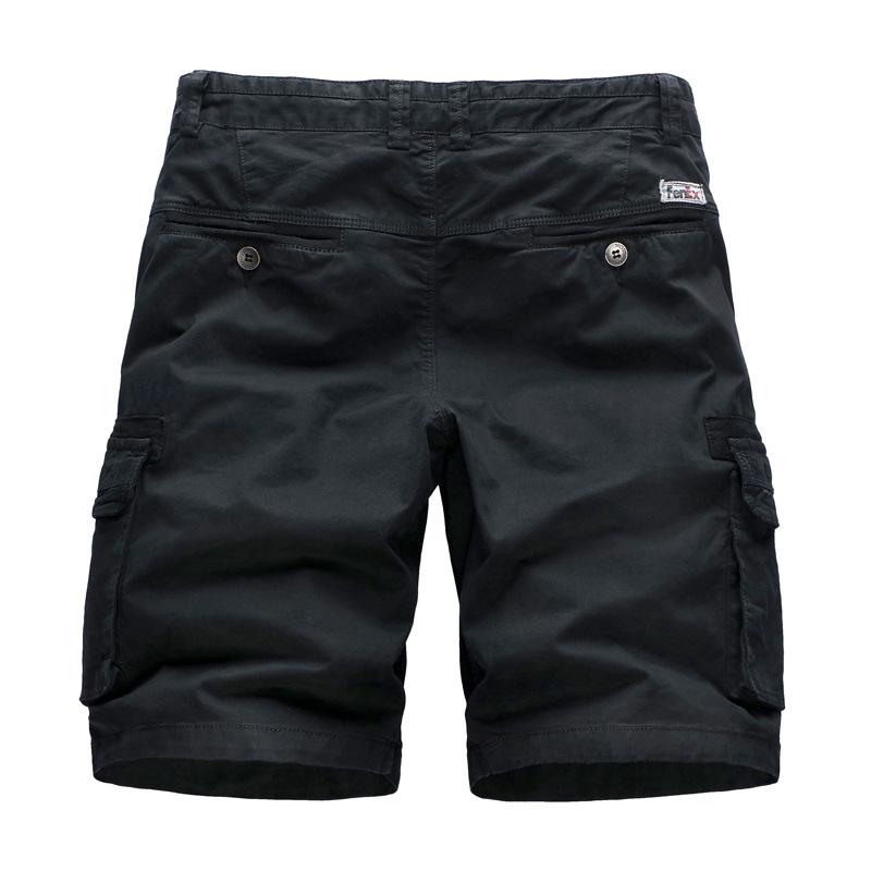Drawstring Cargo Shors Men 2021 Summer Mens Casual Shorts Comfortable Cotton Board Multi Pocket Military Short Hombre 38 Men's