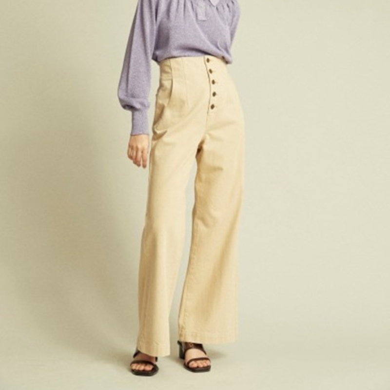 Vintage Office Lady Back Cross Strap Denim Pants Simple High Waist Wide Leg Casual Vaqueros Mujer Trendy All Match Jeans 210525