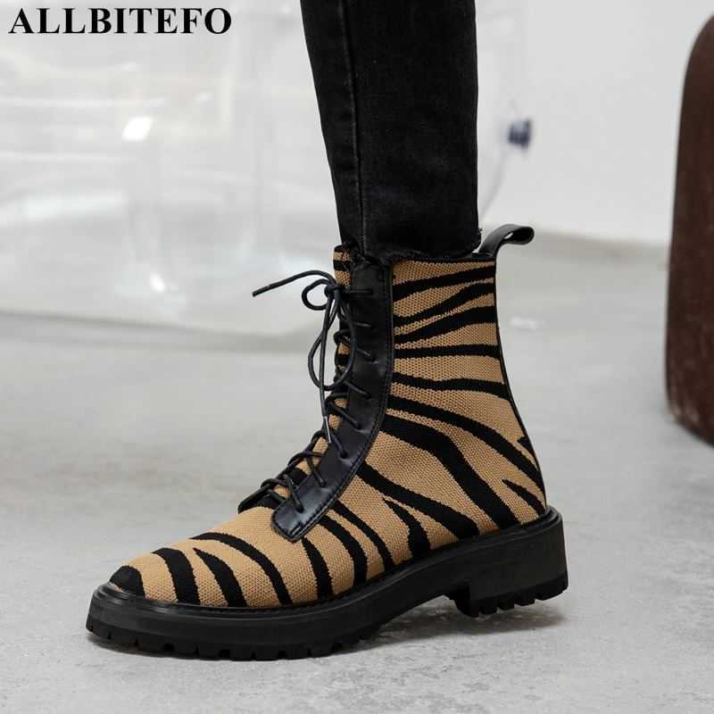 ALLBITEFO genuine leather+knitting brand high heels women boots thick heels ankle boots for women autumn party women heels 210611, As picture
ALLBITEFO genuine leather+knitting brand high heels women boots thick heels ankle boots for women autumn party women heels 210611, As picture