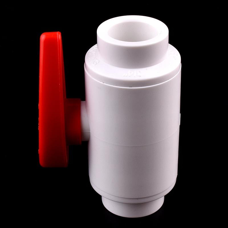Watering Equipments 1pc I.D 63/75/90/110mm White UPVC Ball Valve Aquarium PVC Water Treatment Garden Irrigation Fish Tank Connector, Inner diameter 63mm
Watering Equipments 1pc I.D 63/75/90/110mm White UPVC Ball Valve Aquarium PVC Water Treatment Garden Irrigation Fish Tank Connector, Inner diameter 63mm
