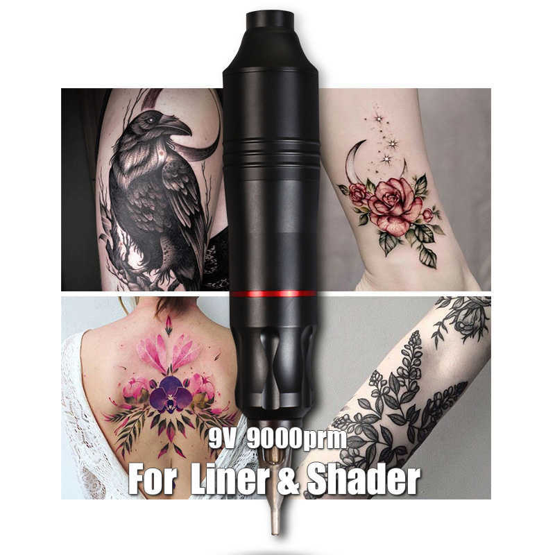 Powerful Tattoo Pen Rotary Machine Permanent Makeup Guns Eyebrow Body Art 210622