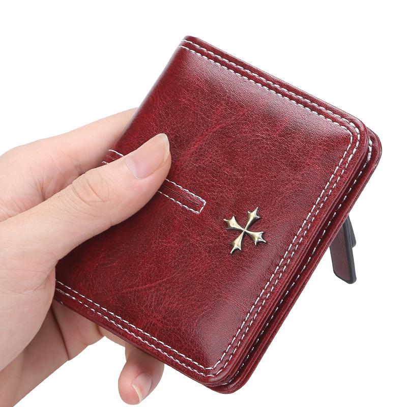 Luxury Small Women Leather Wallet With Coin Pocket Slim Purse Ladies Hasp Holder Female Mini Zipper Money Bag Wallets, Red;black
Luxury Small Women Leather Wallet With Coin Pocket Slim Purse Ladies Hasp Holder Female Mini Zipper Money Bag Wallets, Red;black