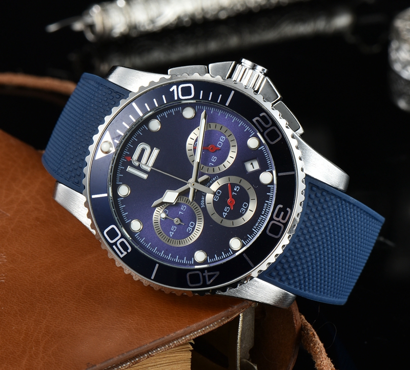 2023 Six stitches mens watches All dial work Quartz Watch high quality designer Top luxury Brand chronograph wristwatch hole Rubber belt Men fashion accessories
2023 Six stitches mens watches All dial work Quartz Watch high quality designer Top luxury Brand chronograph wristwatch hole Rubber belt Men fashion accessories