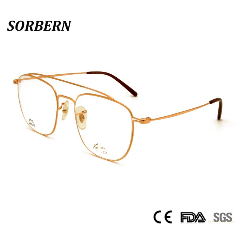 Fashion Sunglasses Frames SORBERN Retro Vintage Metal Eyeglasses Polit Square Women Men Glasses Optical Eyewear Clear Lens High Quality
Fashion Sunglasses Frames SORBERN Retro Vintage Metal Eyeglasses Polit Square Women Men Glasses Optical Eyewear Clear Lens High Quality